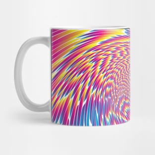 Colorful Spiral White Mug